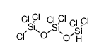 1,1,1,3,3,5,5-七氯三硅氧烷 结构式