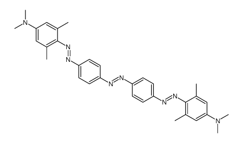 4,4'-[偶氮双(4,1-亚苯基偶氮)]双[N,N,3,5-四甲基苯胺] 结构式