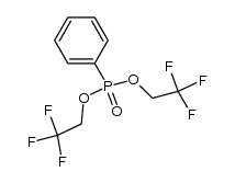 苯基膦酸二(2,2,2-三氟乙基)酯 结构式