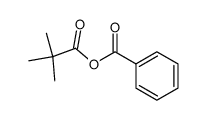 苯甲酸-2,2-二甲基丙酸酐 结构式