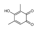 2-羟基-3,5-二甲基-2,5-环己二烯-1,4-二酮 结构式