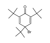 4-bromo-246-tri-tert-butyl-25-cyclohexadienone 结构式