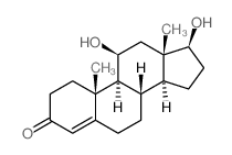 11β-羟基睾酮 结构式