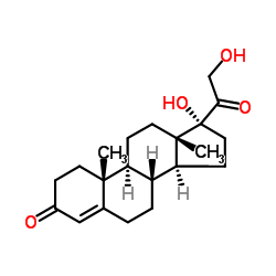 脱氧可的松 结构式