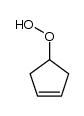 Hydroperoxide, 3-cyclopenten-1-yl 结构式