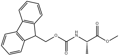 FMOC-L-丙氨酸甲酯 结构式