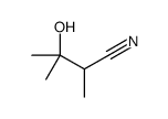 3-羟基-2,3-二甲基丁腈 结构式