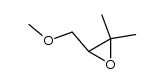 3-(甲氧基甲基)-2,2-二甲基环氧乙烷 结构式