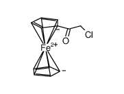 chloroacetylferrocene 结构式