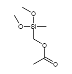 Methanol, 1-(dimethoxymethylsilyl)-, 1-acetate 结构式