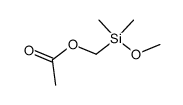 [methoxy(dimethyl)silyl]methyl acetate 结构式