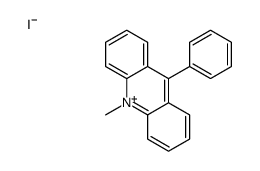 10-甲基-9-苯基吖啶鎓碘化物 结构式