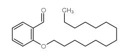 2-十四烷氧基苯甲醛 结构式