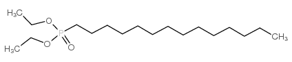 1-十四(烷)基膦酸二乙酯 结构式