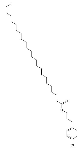Tetracosanoic acid, 3-(4-hydroxyphenyl)propyl ester 结构式