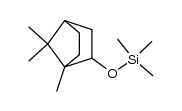 Bicyclo[2.2.1]heptane, 1,7,7-trimethyl-2-[(trimethylsilyl)oxy]-, (1R,2R,4R)-rel- 结构式