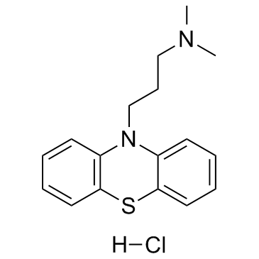 盐酸丙嗪 结构式
