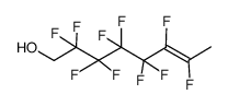 2,2,3,3,4,4,5,5,6,7-十氟-6-辛烯-1-醇 结构式