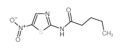 N-(5-硝基-1,3-噻唑-2-基)戊酰胺 结构式
