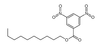 3,5-二硝基苯甲酸癸酯 结构式