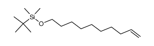 Silane, (9-decen-1-yloxy)(1,1-dimethylethyl)dimethyl- 结构式