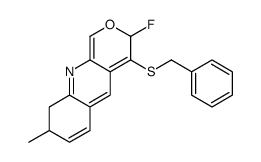 2-氟-7-甲基-6H-[1]苯并噻喃并[4,3-b]喹啉 结构式