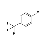 [2-氟-5-(三氟甲基)苯基]锂 结构式