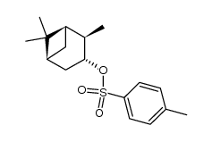 Bicyclo[3.1.1]heptan-3-ol, 2,6,6-trimethyl-, 3-(4-methylbenzenesulfonate), (1R,2R,3R,5S)- 结构式