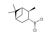 Borane, dichloro[(1R,2S,3R,5R)-2,6,6-trimethylbicyclo[3.1.1]hept-3-yl]- 结构式
