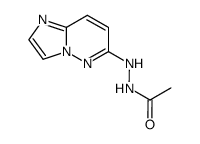 Acetic acid, 2-imidazo[1,2-b]pyridazin-6-ylhydrazide 结构式