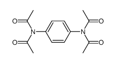 N,N'-1,4-亚苯基双(N-乙酰基乙酰胺) 结构式