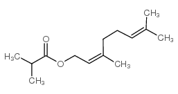 异丁酸橙花酯 结构式