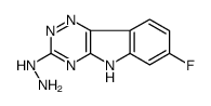 7-氟-3-肼基-5H-1,2,4-三嗪并[5,6-b]吲哚 结构式