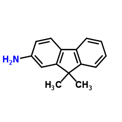 2-氨基-9,9-二甲基芴 结构式