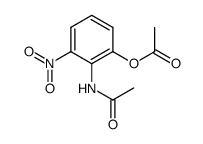 Acetamide, N-[2-(acetyloxy)-6-nitrophenyl]- 结构式