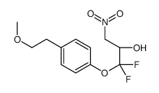 2-Propanol, 1,1-difluoro-1-[4-(2-methoxyethyl)phenoxy]-3-nitro-, (S)- 结构式