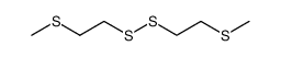 Disulfide, bis[2-(methylthio)ethyl] 结构式