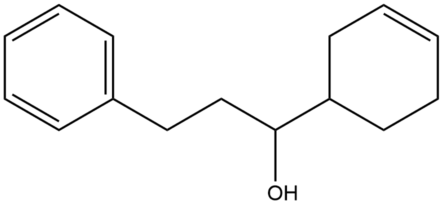 α-3-环己烯-1-基苯丙醇 结构式