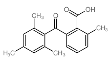 2-甲基-6-(2,4,6-三甲基苯甲酰基)苯甲酸 结构式