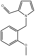 1-(2-甲氧基苄基)-1H-吡咯-2-甲醛 结构式