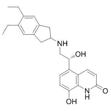 茚达特罗 结构式