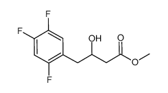 2,4,5-三氟-β-羟基苯丁酸甲酯 结构式