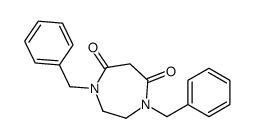 1,4-二苄基-1,4-氮杂环庚烷-5,7-二酮 结构式