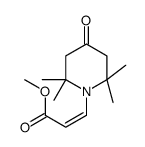 2-Propenoic acid, 3-(2,2,6,6-tetramethyl-4-oxo-1-piperidinyl)-, methyl ester, (E)- (9CI) 结构式
