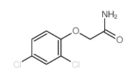 (2,4-二氯苯氧基)乙酰胺 结构式