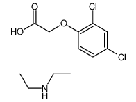 二乙铵(2,4-二氯苯氧)乙酸盐 结构式