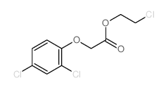 2-(2,4-二氯苯氧基)乙酸-2-氯乙酯 结构式