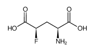 L-erythro-4-氟谷氨酸 结构式