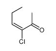 3-Hexen-2-one, 3-chloro-, (3Z)- 结构式