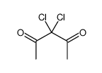 3,3-二氯戊烷-2,4-二酮 结构式